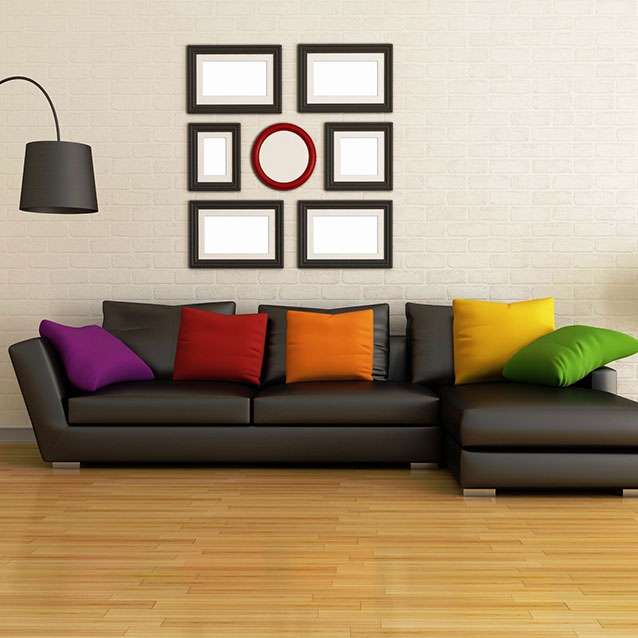 Interior design student working on a floor plan at KID Indore